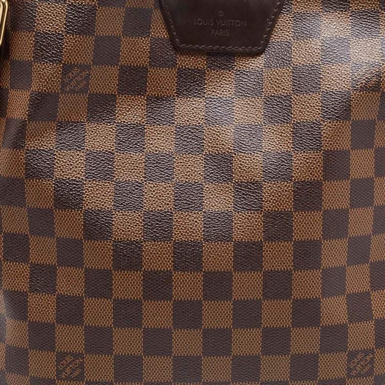 Pre Owned Louis Vuitton Damier Ebene Canvas and Leather Cabas Rivington GM Bag