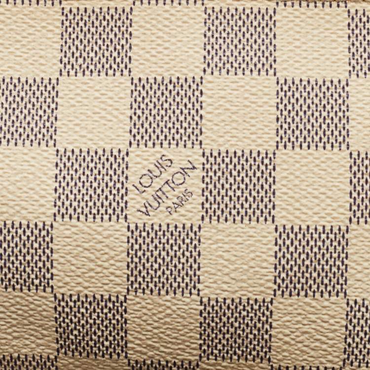 Pre Owned Louis Vuitton Damier Azur Canvas Mini Pochette Accessoires