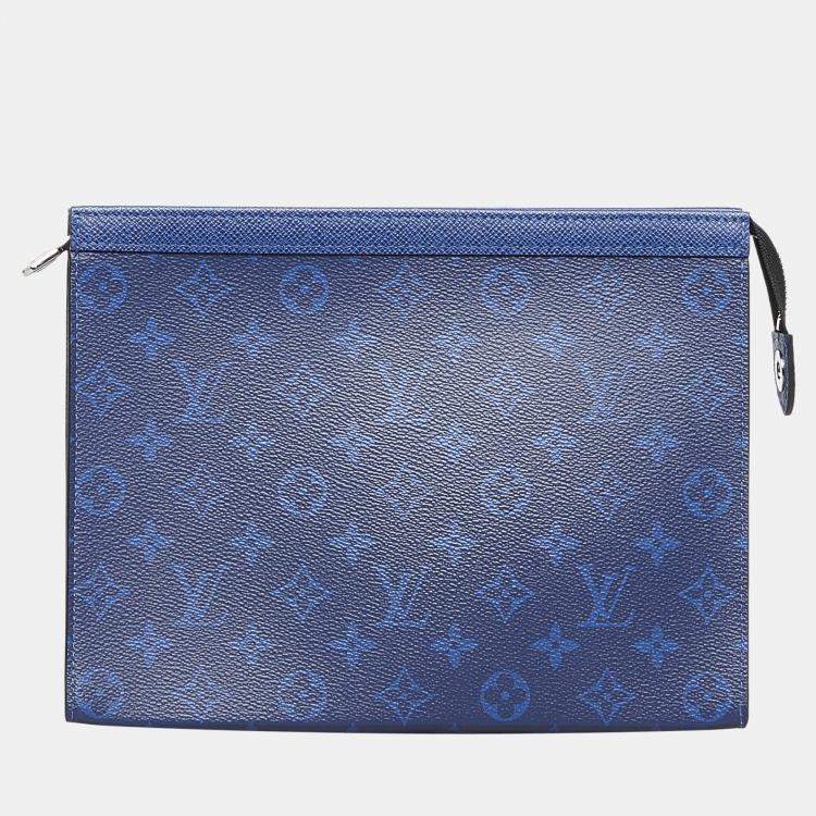 Louis Vuitton Blue Monogram Taigarama Pochette Voyage MM Louis Vuitton |  The Luxury Closet