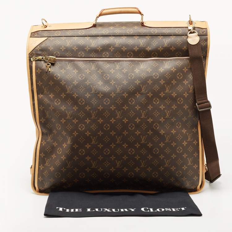 Pre Owned Louis Vuitton Monogram Canvas Garment Cover Bag