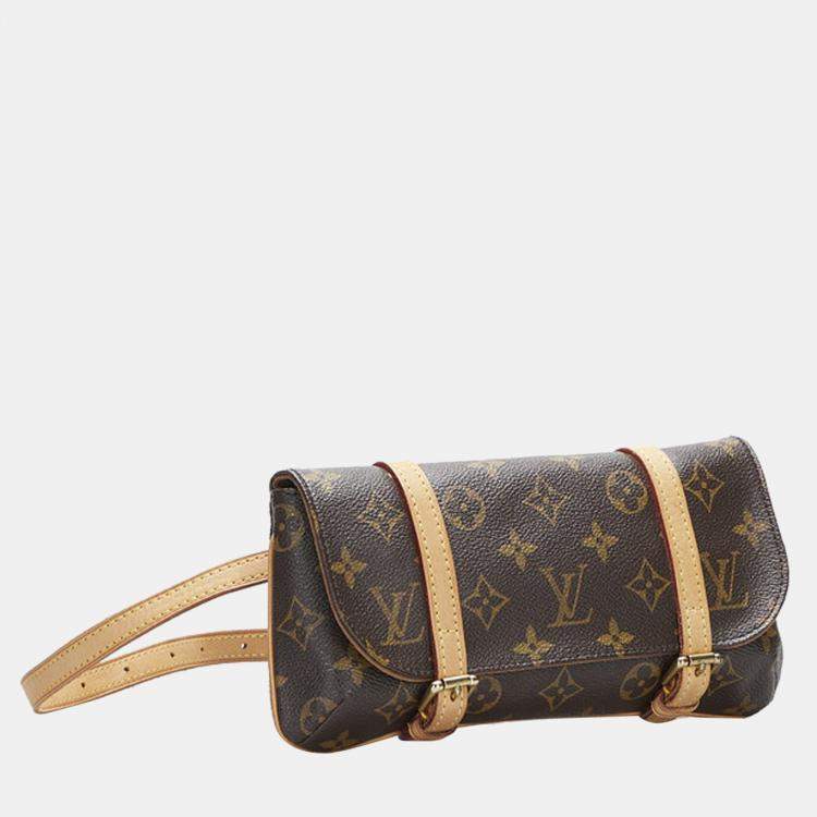 Louis Vuitton Monogram Marelle Waist Bag - Brown Clutches