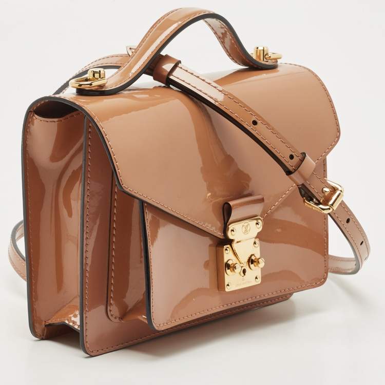 Pre Owned Louis Vuitton Velours Vernis Monceau BB Bag