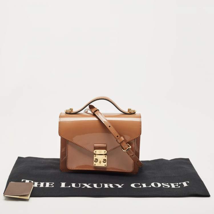 Pre Owned Louis Vuitton Velours Vernis Monceau BB Bag