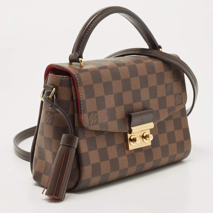 مملوكة مسبقًا Louis Vuitton Damier Ebene Canvas Croisette Bag