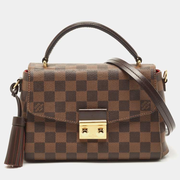 مملوكة مسبقًا Louis Vuitton Damier Ebene Canvas Croisette Bag