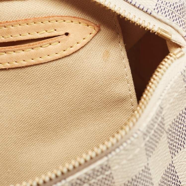 Pre Owned Louis Vuitton Damier Azur Canvas Speedy 25 Bag