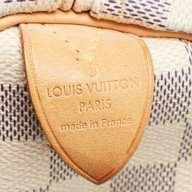 Pre Owned Louis Vuitton Damier Azur Canvas Speedy 25 Bag