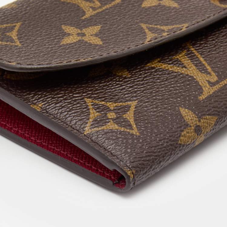 مملوكة مسبقًا Louis Vuitton Fuchsia Monogram Canvas Emilie Wallet