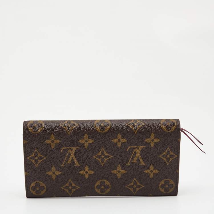 مملوكة مسبقًا Louis Vuitton Fuchsia Monogram Canvas Emilie Wallet
