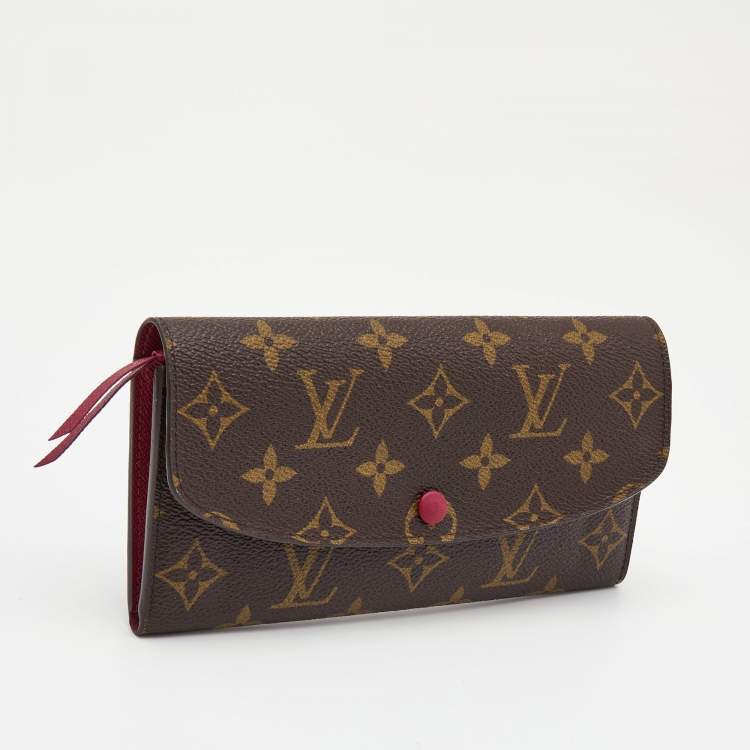 مملوكة مسبقًا Louis Vuitton Fuchsia Monogram Canvas Emilie Wallet