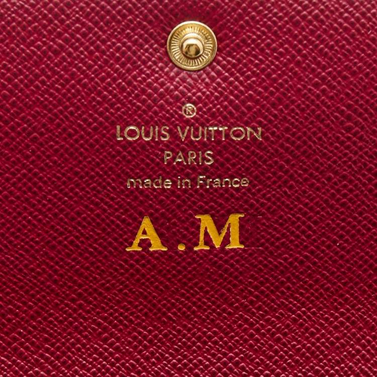 مملوكة مسبقًا Louis Vuitton Fuchsia Monogram Canvas Emilie Wallet