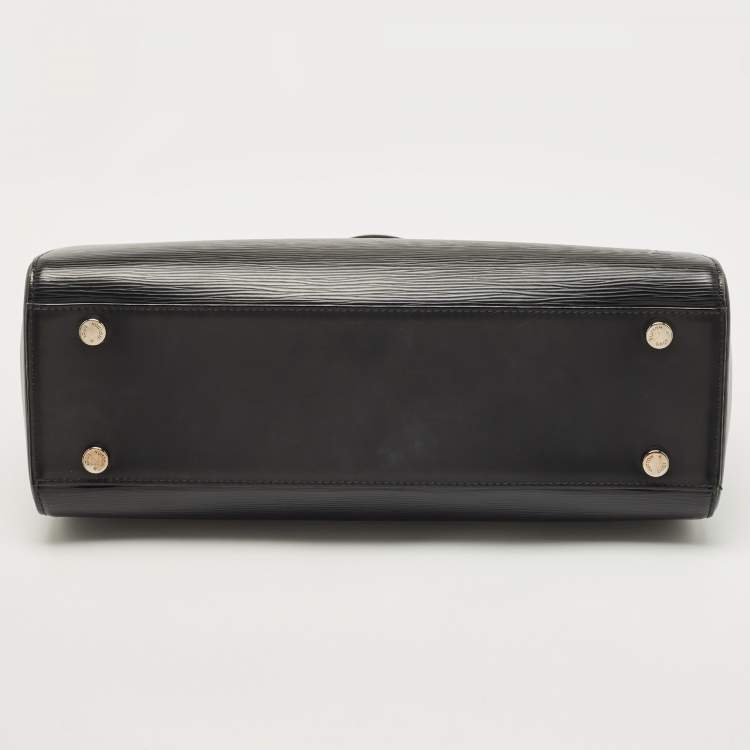 Pre Owned Louis Vuitton Black Epi Leather Brea GM Bag