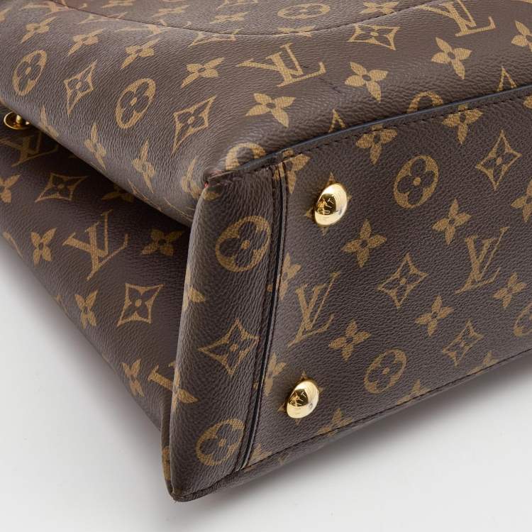 Pre Owned Louis Vuitton Coquelicot Monogram Canvas Flower Tote
