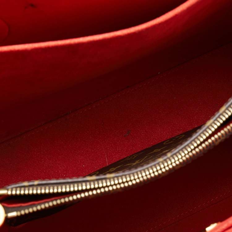 Pre Owned Louis Vuitton Coquelicot Monogram Canvas Flower Tote
