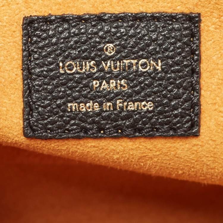 Pre Owned Louis Vuitton Black Monogram Empreinte Leather BB Neo Alma Bag