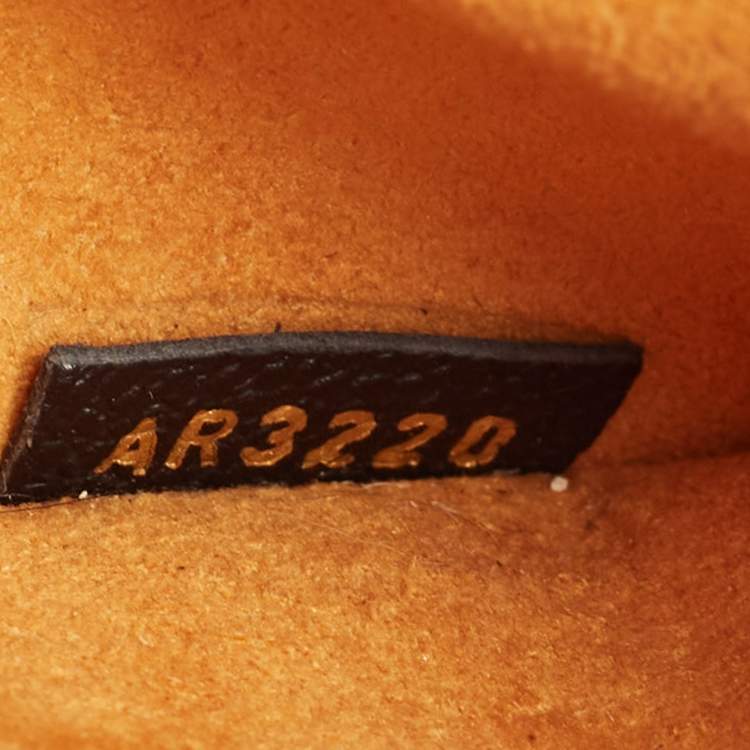 Pre Owned Louis Vuitton Black Monogram Empreinte Leather BB Neo Alma Bag