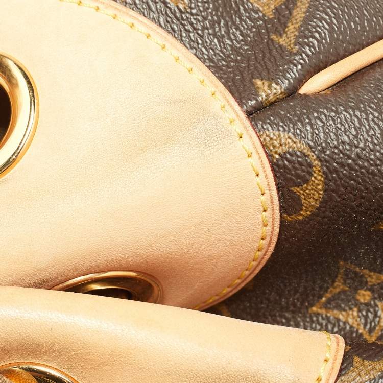 Pre Owned Louis Vuitton Monogram Canvas Galliera GM Bag