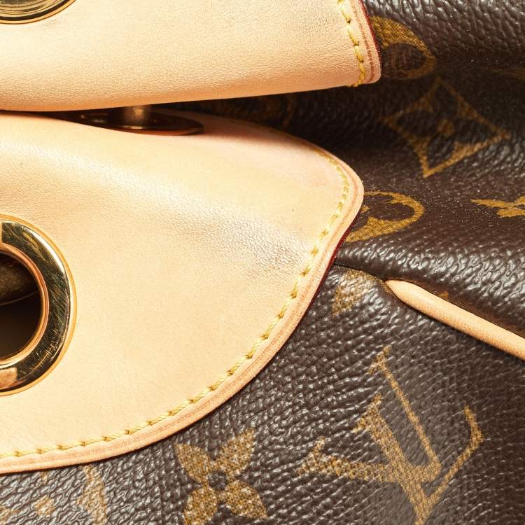 Pre Owned Louis Vuitton Monogram Canvas Galliera GM Bag