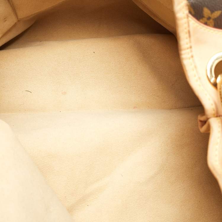 Pre Owned Louis Vuitton Monogram Canvas Galliera GM Bag