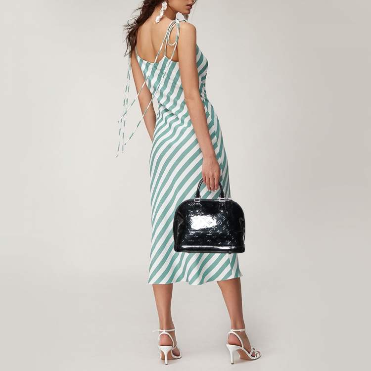 Louis Vuitton Dark Green Monogram Vernis Alma PM Bag Louis Vuitton | The  Luxury Closet