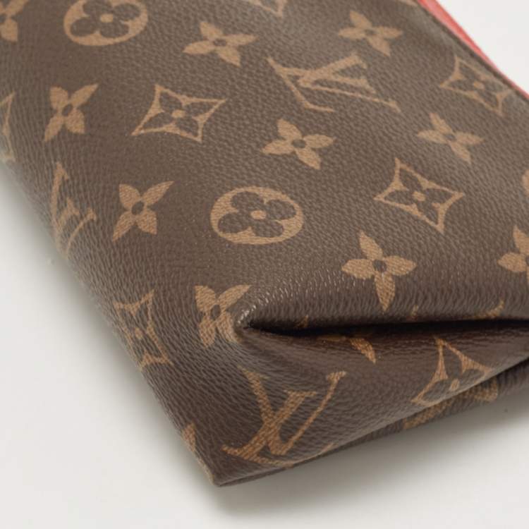 Pre Owned Louis Vuitton Cherry Monogram Canvas Pallas Chain Clutch