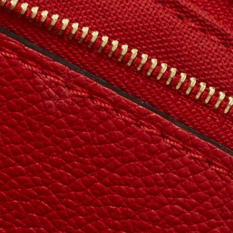 Pre Owned Louis Vuitton Cherry Monogram Canvas Pallas Chain Clutch