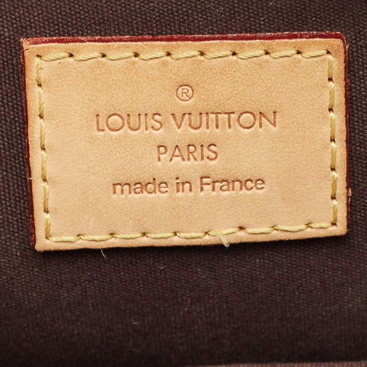 Pre Owned Louis Vuitton Amarante Monogram Vernis Alma BB Bag