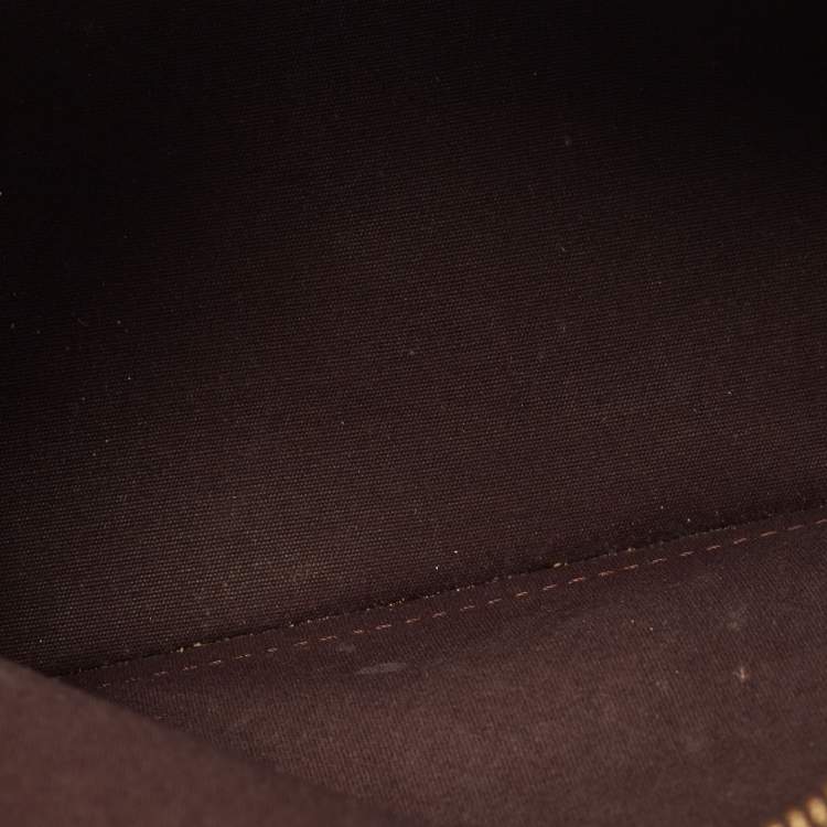 Pre Owned Louis Vuitton Amarante Monogram Vernis Alma BB Bag