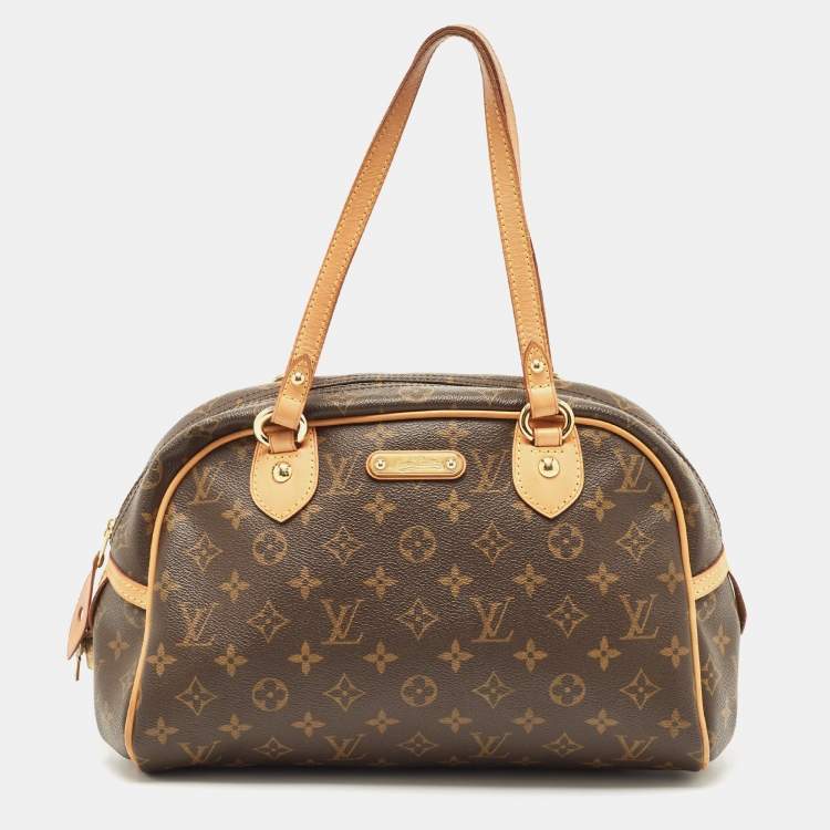Pre Owned Louis Vuitton Canvas Monogram Montorgueil PM Bag