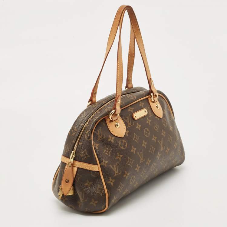 Pre Owned Louis Vuitton Canvas Monogram Montorgueil PM Bag