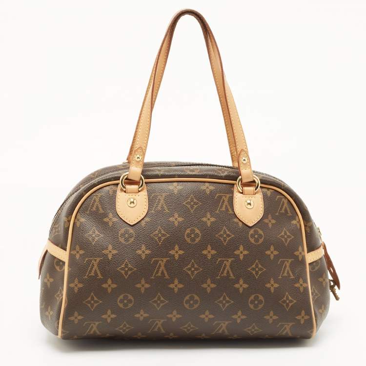 Pre Owned Louis Vuitton Canvas Monogram Montorgueil PM Bag
