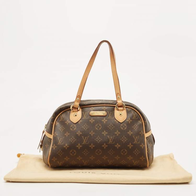 Pre Owned Louis Vuitton Canvas Monogram Montorgueil PM Bag