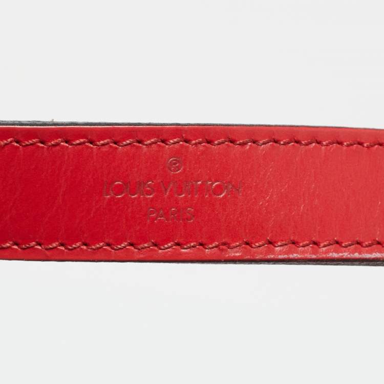 Pre Owned Louis Vuitton Red Epi Leather Petit Noe Bag