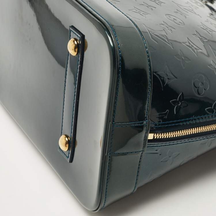 مملوكة مسبقًا Louis Vuitton Bleu Nuit  Monogram Vernis Alma GM Bag