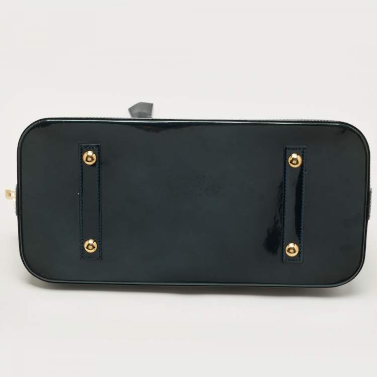 مملوكة مسبقًا Louis Vuitton Bleu Nuit  Monogram Vernis Alma GM Bag