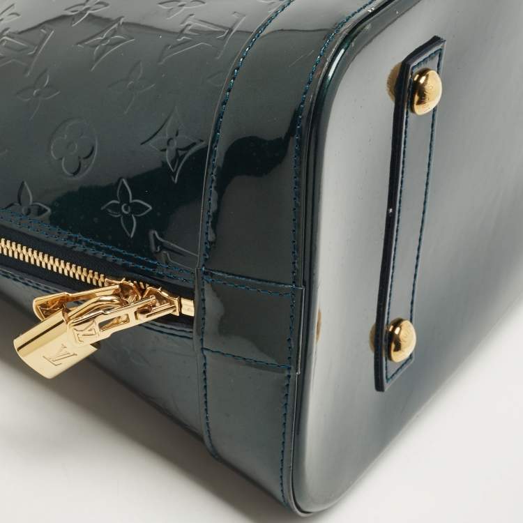 مملوكة مسبقًا Louis Vuitton Bleu Nuit  Monogram Vernis Alma GM Bag