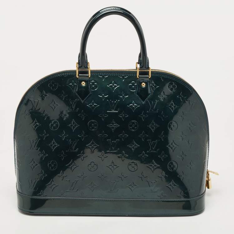 مملوكة مسبقًا Louis Vuitton Bleu Nuit  Monogram Vernis Alma GM Bag
