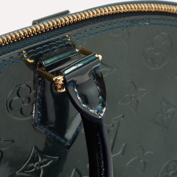 مملوكة مسبقًا Louis Vuitton Bleu Nuit  Monogram Vernis Alma GM Bag