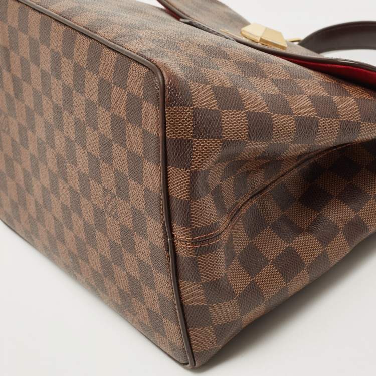 Pre Owned Louis Vuitton Damier Ebene Canvas Bergamo MM Bag