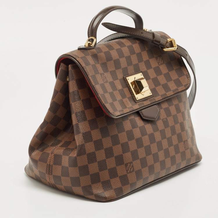 Pre Owned Louis Vuitton Damier Ebene Canvas Bergamo MM Bag