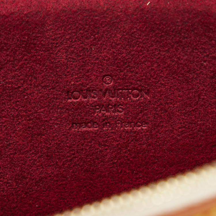 Pre Owned Louis Vuitton White Monogram Multicolore Pochette Accessoires