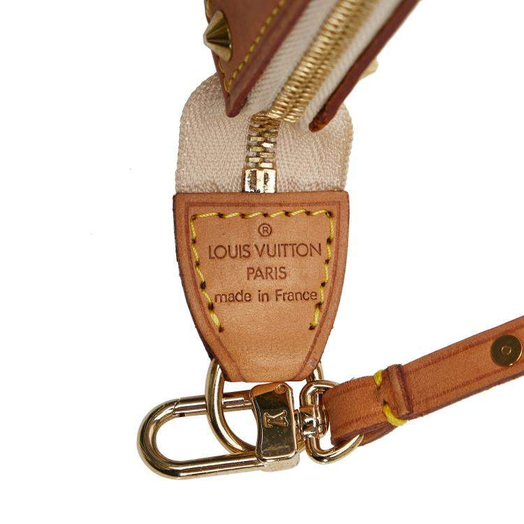 Pre Owned Louis Vuitton White Monogram Multicolore Pochette Accessoires