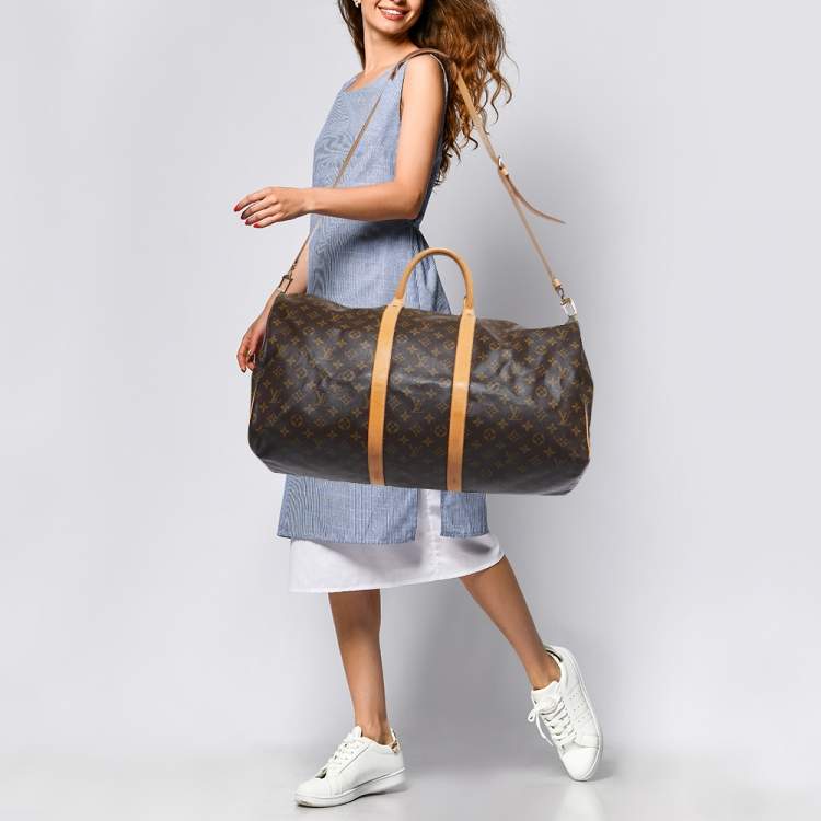 Louis Vuitton Keepall Bandouliere Tote Bags for Women