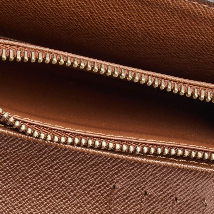 Pre Owned Louis Vuitton Monogram Canvas Trifold Compact Wallet