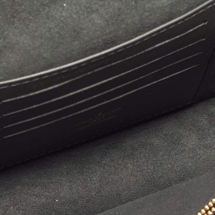 Pre Owned Louis Vuitton Monogram Reverse Canvas Dauphine Wallet on Chain