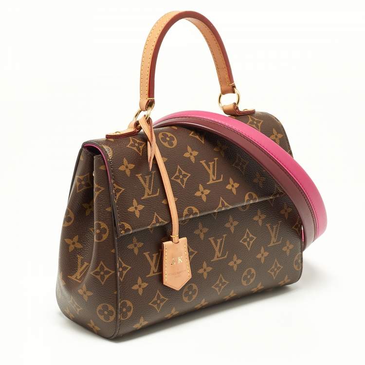 Pre Owned Louis Vuitton Monogram Canvas and Leather Cluny BB Bag