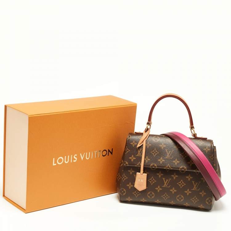 Pre Owned Louis Vuitton Monogram Canvas and Leather Cluny BB Bag