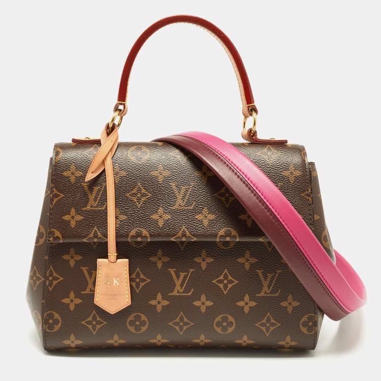 Pre Owned Louis Vuitton Monogram Canvas and Leather Cluny BB Bag