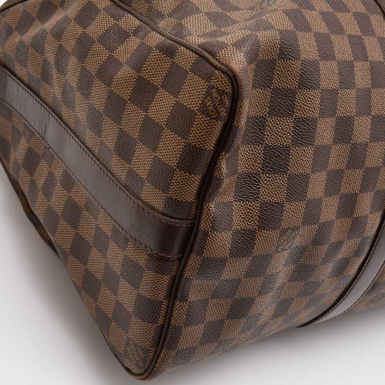 Pre Owned Louis Vuitton Monogram Canvas Keepall Bandouliere 45 Bag