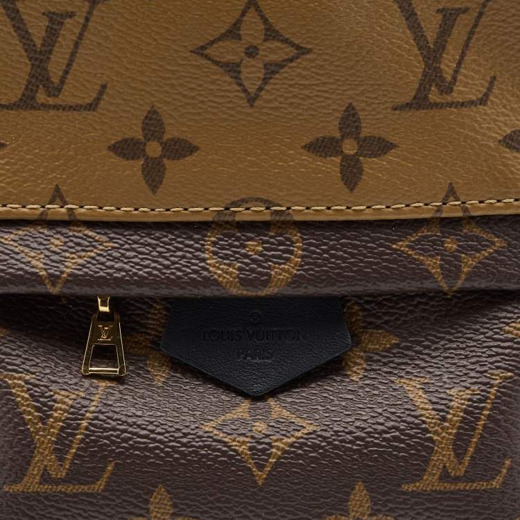 Pre Owned Louis Vuitton Monogram Reverse Canvas Mini Palm Spring Backpack